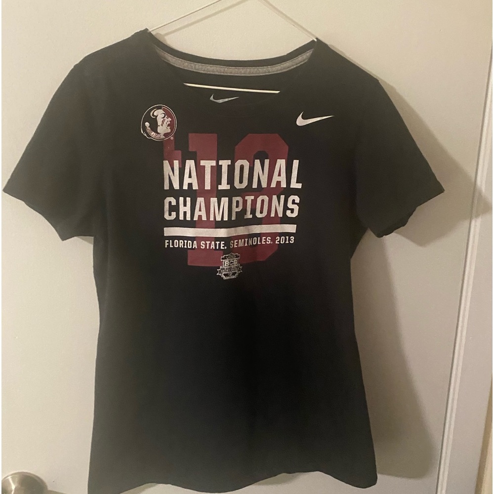 Florida State University National Championship T Shirt.